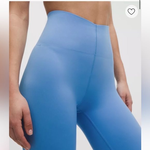 NWT Lululemon Women’s Glow Up HR Tight Leggings 2 BLUE - Picture 4 of 7